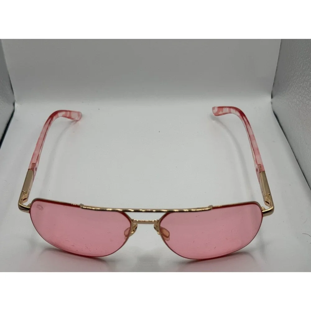 Rainbow OPTX Leo Rose Women's Pink Tint Lenses Aviator Sunglasses Frame Only